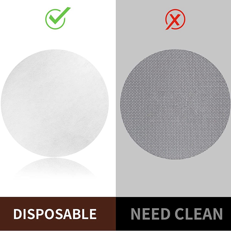 Coffee Paper Filter for Espresso Coffee Maker 600 Pcs Unbleached Espresso Filter Puck Screen 51mm