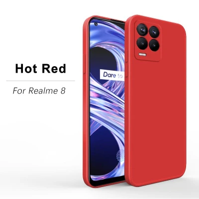 Realme 8(พร้อมส่งในไทย)เคสTPU​นิ่ม​สสีพาสเทลคลุมกล้อRealme C21Y/Realme8 4G /Realme8Pro/Realme8 5G
