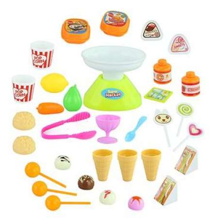 ShoPee Mini Market ร้านขายไอศครีมสีชมพู 668-24 / ฟ้า 668-23