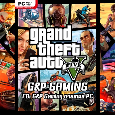 [PC GAME] แผ่นเกมส์ GTA V , Grand Theft Auto V PC