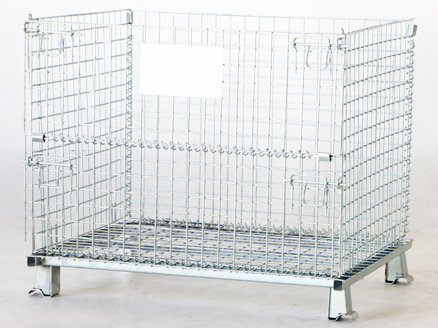 Foldable Metal Cage Storage ตะแกรงเหล็กใส่ของ รับน้ำหนักได้ 800kg 100x80x84cm RT1908139
