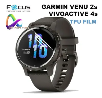 ฟิลฺ์ม Focus Garmin Venu 2s / Vivoactive 4s TPU Curved Film ฟิล์ม เต็มจอ ลงโค้ง