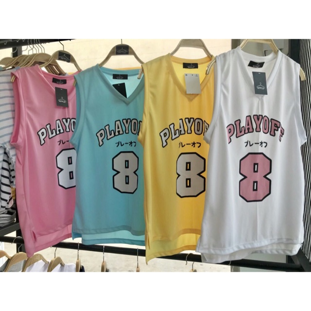 โปรโมชั่น (มี 6 สี) เสื้อบาสคอวี สีพาสเทลน่ารักๆ ลดกระหน่ำ ชุด บาสเกตบอล เสื้อ นัก บา ส เสื้อ กีฬา บาสเกตบอล ชุด บาสเกตบอล หญิง