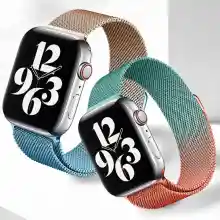 ภาพขนาดย่อของภาพหน้าปกสินค้าNew Colors สาย Apple Watch Milanese Loop ใส่ได้ทั้ง series 8/7/6/SE/5/4/3/2/1 มีทั้งขนาด 38/40/41 & 42/44/45/49 mm จากร้าน Yori.iwatch บน Lazada ภาพที่ 4