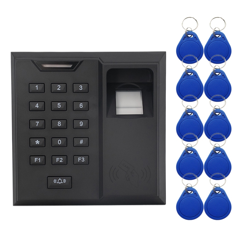 Fingerprint Access Control System Proximity Card Reader Security Door Bell for Door Access Controller Machine
