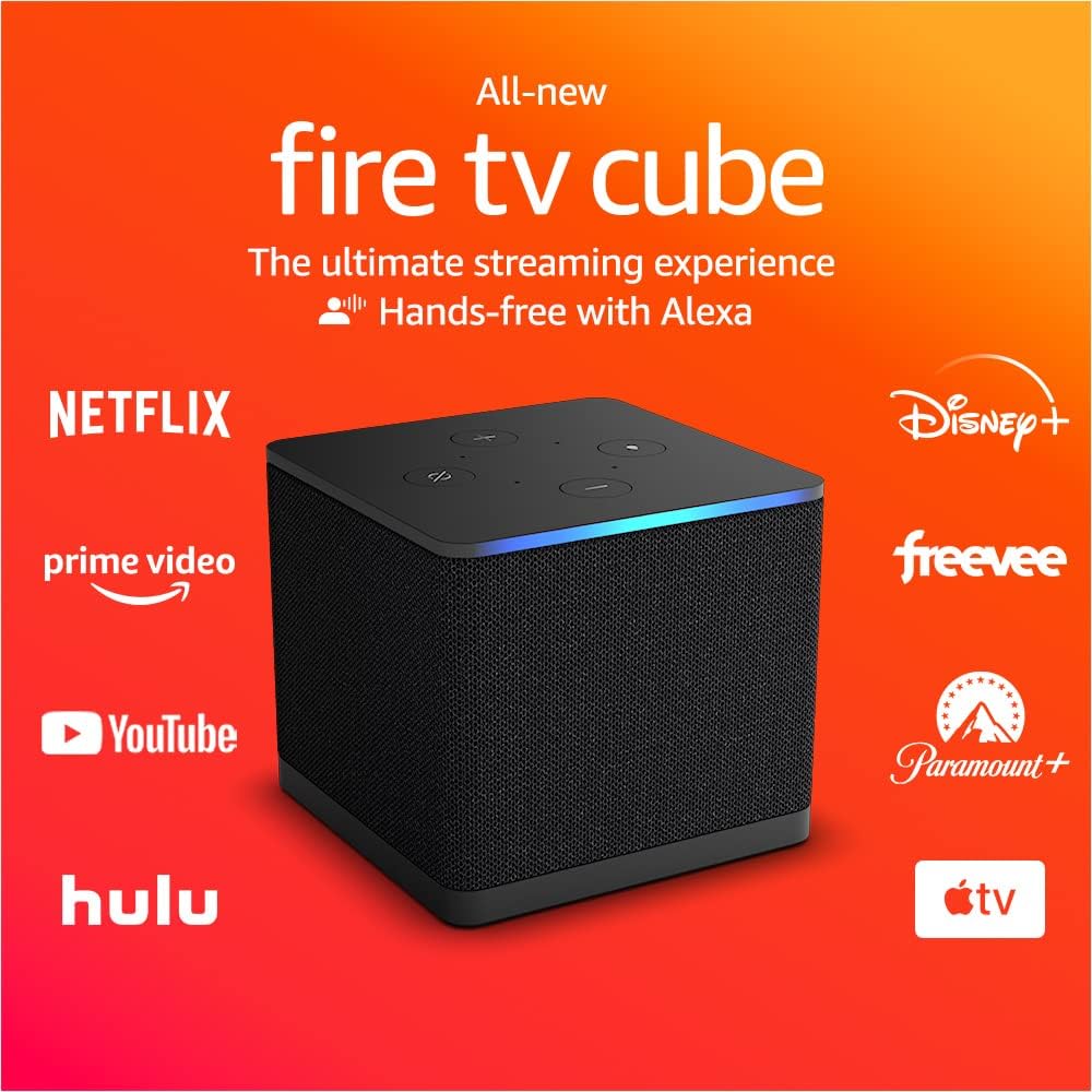 Amazon Fire TV Cube (Latest 3rd Generation) , Hands-free streaming