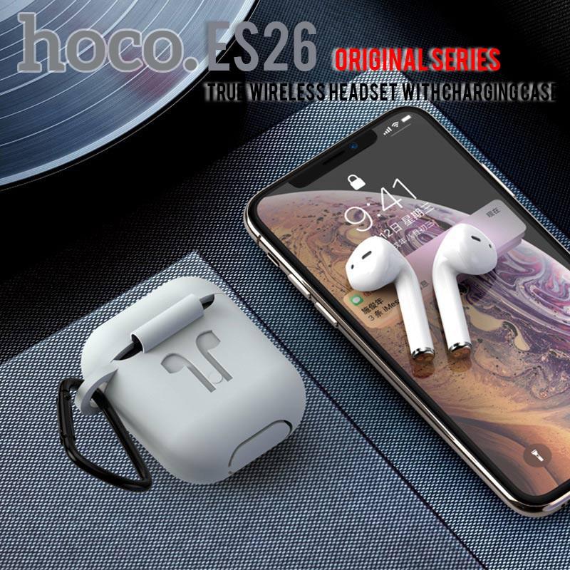 HOCO ES26 Plus True Wireless สไตล์ Airpod หูฟังบลูทูธไร้สาย พร้อมตลับชาร์จ แท้