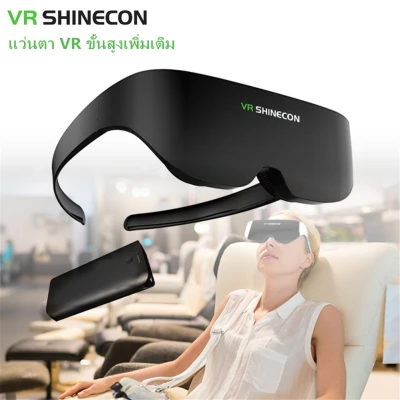Shinecon VR ชุดหูฟัง AI08ยักษ์หน้าจอเดียวกันสเตอริโอโรงภาพยนตร์3D แว่นตาโปรความจริงเสมือน VR สำหรับ iPhone Android มาร์ทโฟน