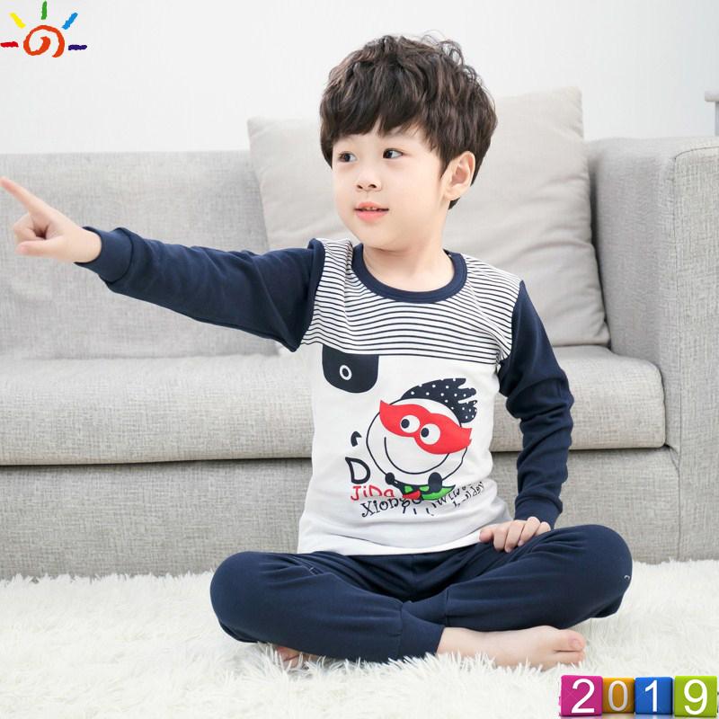 K183 ชุดนอนเด็ก ชุดนอนเด็กสไตส์เกาหลี ลายJdk เด็กน้อยบิน [100% COTTON] By Superkidz