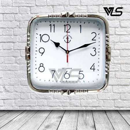 นาฬิกาแขวนตราสมอ Anchor Brand No.05 สีเงิน ขนาด 10 นิ้ว