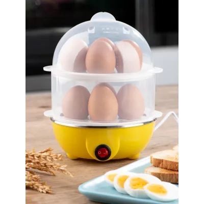เครื่องต้มไข่ไฟฟ้า 2 ชั้น Boiled Eggs Cooker หม้อนึ่งไฟฟ้า ที่ต้มไข่ไฟฟ้า หม้อนึ่งไฟฟ้าอเนกประสงค์