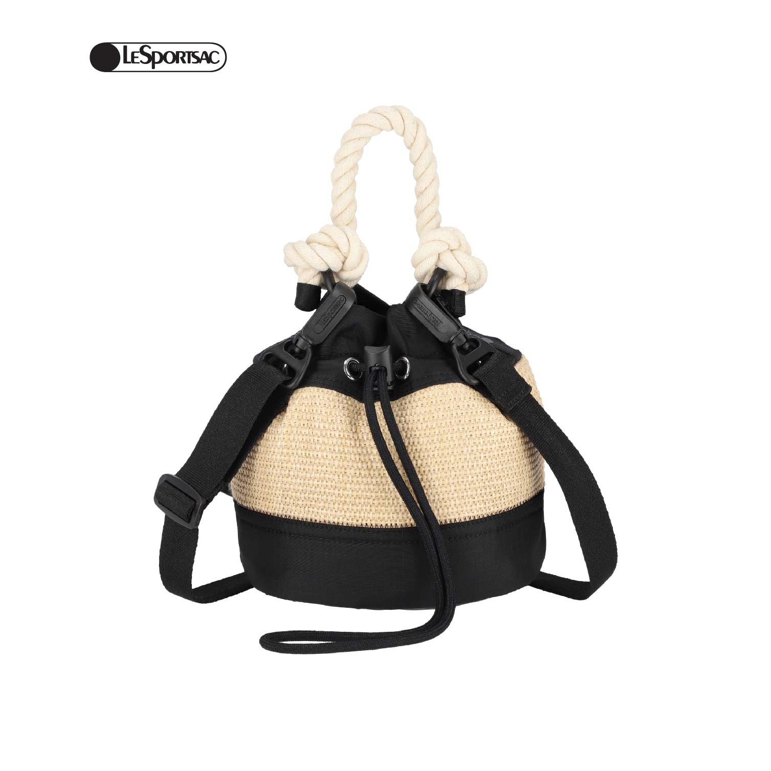 Lesportsac Raffia Mini Bucket Bag กระเป๋ามินิ กระเป๋าสาบใบ