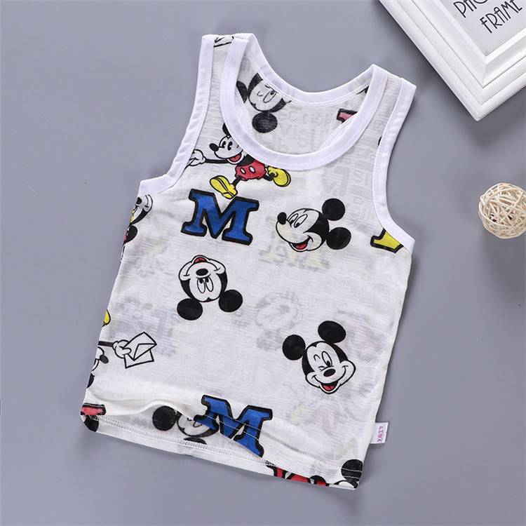 เสื้อกล้ามเด็ก(Mickey) ผ้าตาข่าย ไซด์70-120