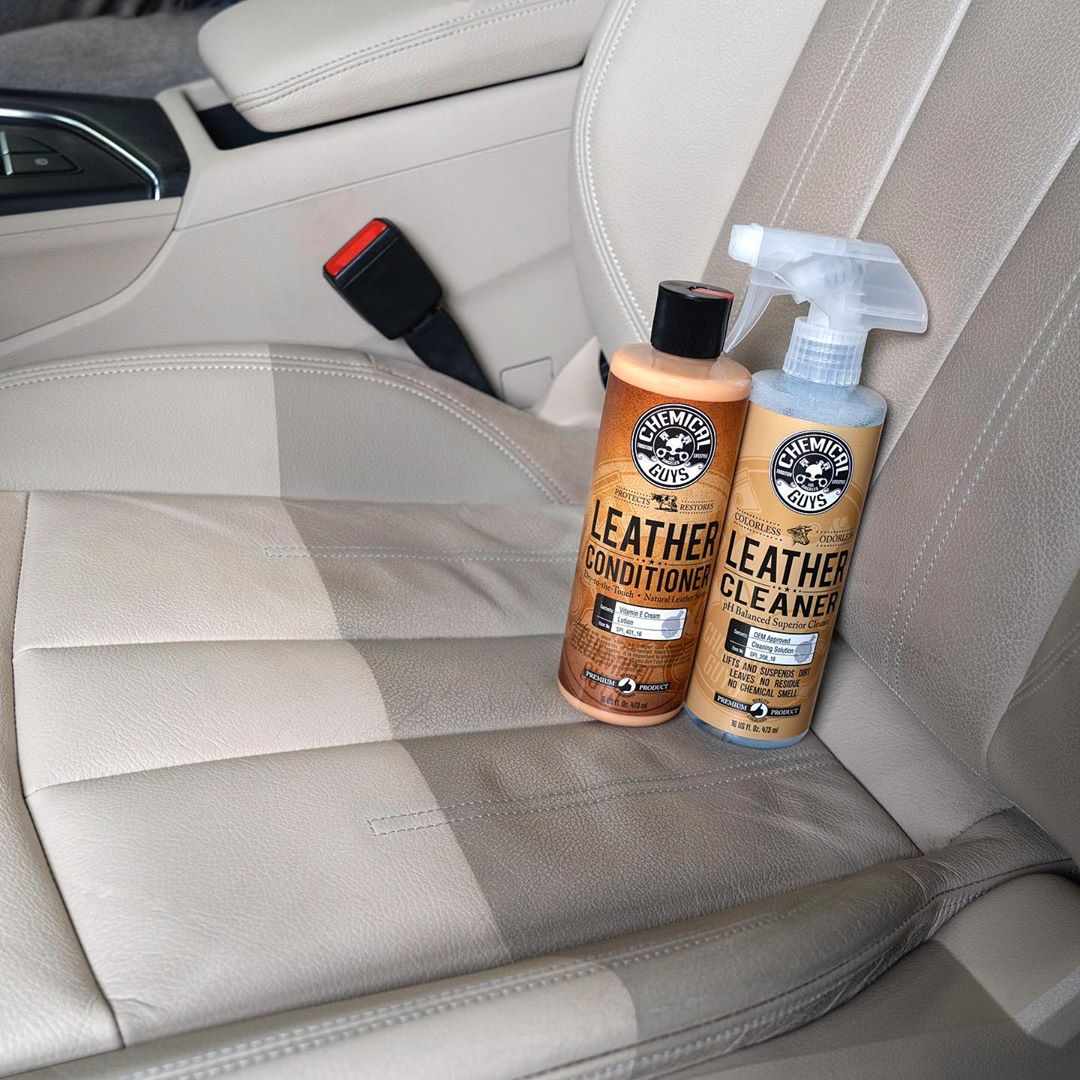 thumbnail image 2 of Chemical Guys Leather Conditioner Balm – Dry Touch 16oz + 2 Applicator Pads 2 of 3
