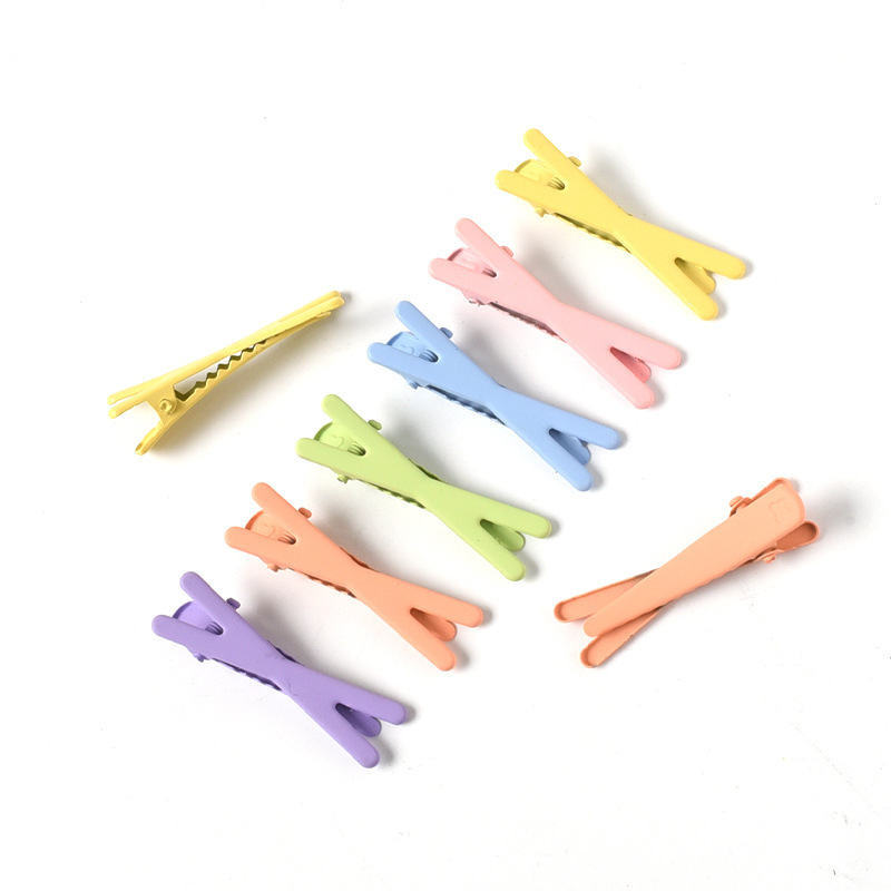 Ins net red cross hair clip Xshaped hair clip duckbill clip bb clip