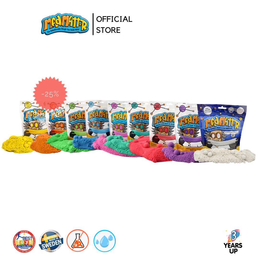 [ลด 25 กล่องไม่สวย] แป้งโดว์ MAD MATTR® และ แม่พิมพ์เบเกอรี่ คัพเค้ก