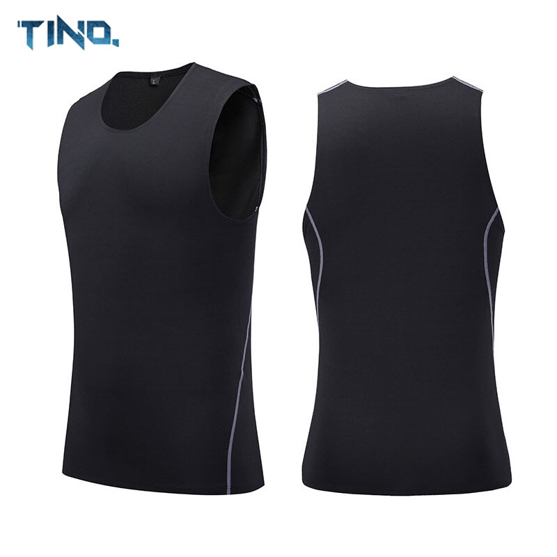 TINO. เสื้อยืดออกกำลังกาย เสื้อกั๊กบีบอัด เสื้อยืดผู้ชาย วิ่ง / ฟิตเนส / เทรนนิ่ง [สินค้าพร้อมส่ง / กทม]