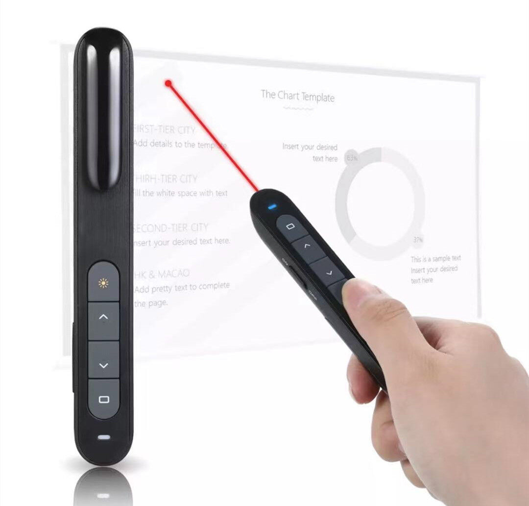 VB Wireless Laser Presenter RF 2.4GHz PowerPoint PPT Clicker Presentation Remote USB Control Pen