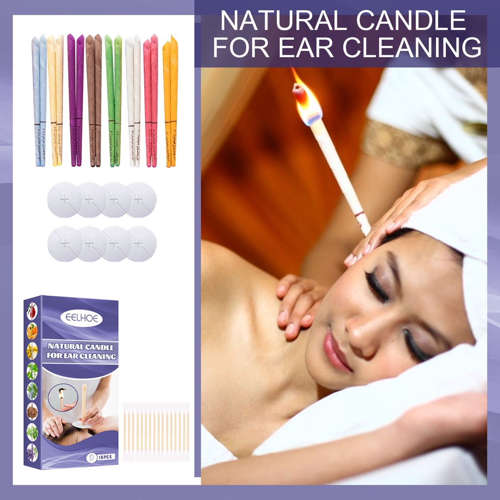 10Pcs Hopi Ear Candling Candel Natural Beeswax Excellent Quality Wax Candles kanf MALL ThaiPick