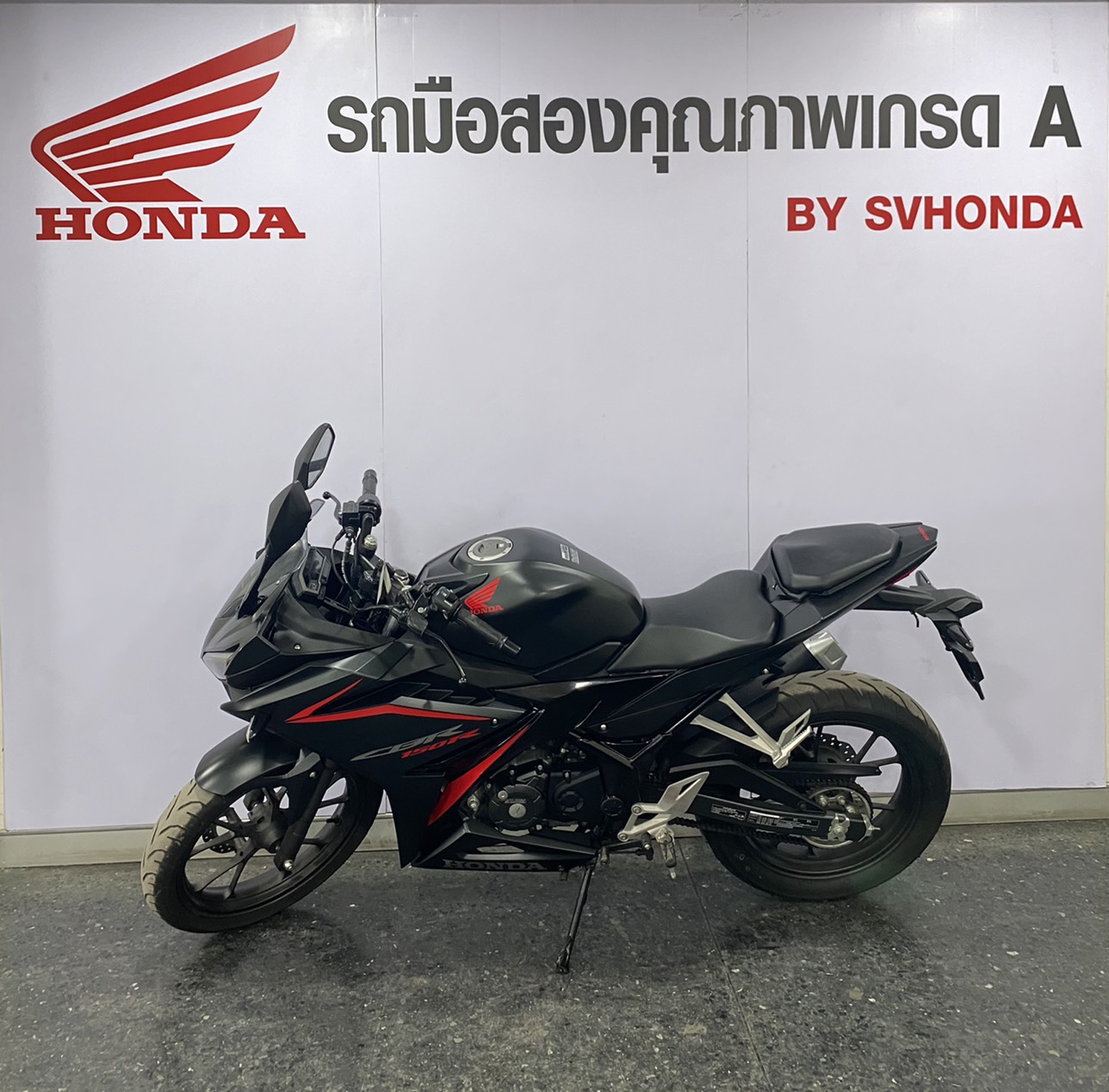 รถมอเตอร์ไซค์มือสอง Test drive CBR150R สีดำ ปี 2019 เกียร์ 6 ระดับ ทะเบียน 9กฬ 4789