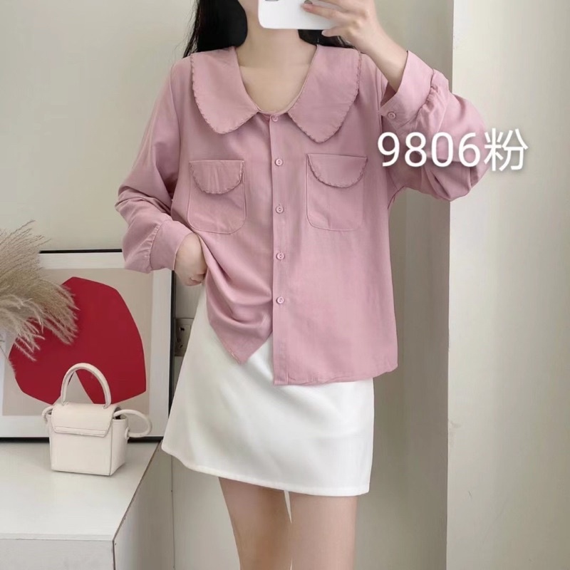 เสื้อสไตล์เกาหลีเสื้อทำงานผู้หญิงผ้าชีฟองใส่สบายแขนยาวนิวแฟชั่น 2022 ...