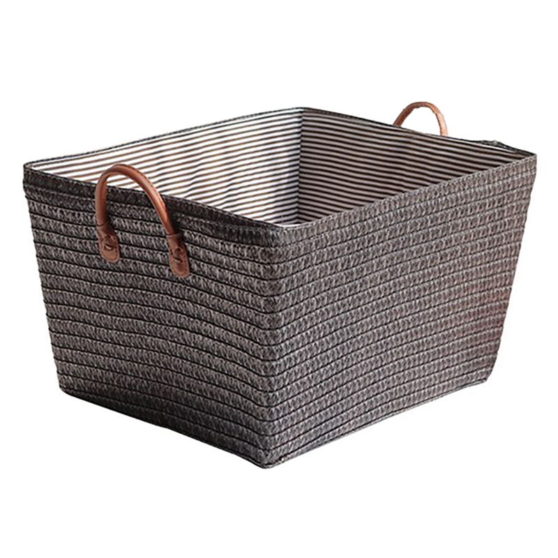 Rectangular Woven Storage Basket Organizer Storage Baskets Reusable