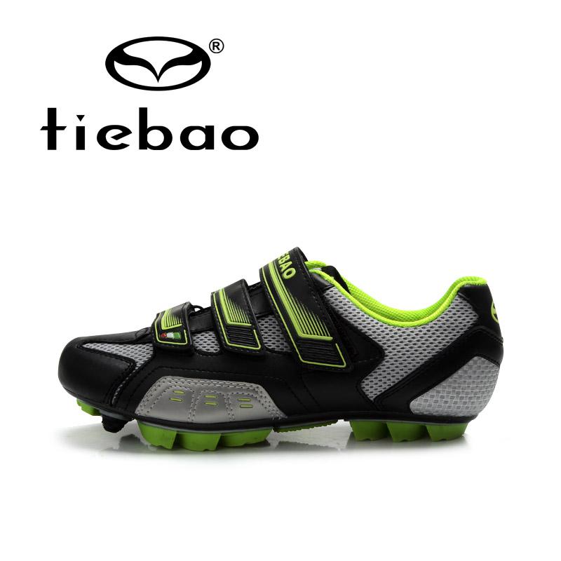 รองเท้าจักรยานเสือภูเขา TIEBAO รุ่น TB15-B943 สีเขียวเทาดำ