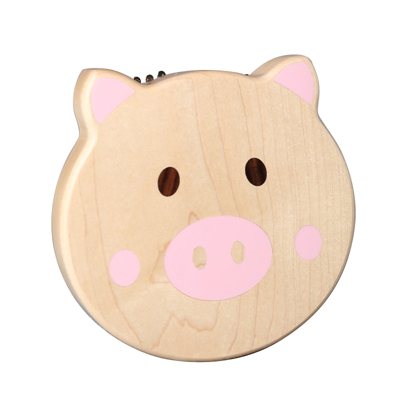 17 Keys Kalimba Thumb Piano Wood Mahogany Body Musical Instrument Fashion Cute Pink Pig Style Kalimba with Learning Book & Tune Hammer Malaysia