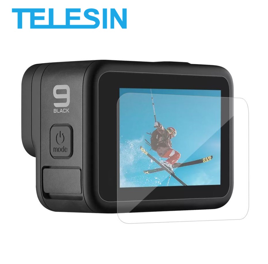TELESIN GoPro 9 Tempered Glass Screen Protector (3PCS.) ฟิล์มกระจก TELESIN สำหรับ GoPro 9 จำนวน 3 ชิ้น