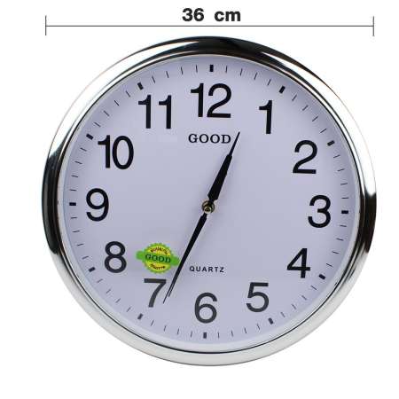 Telecorsa นาฬิกาแขวน ทรงกลมขนาดใหญ่ ขนาด 14.3 นิ้ว รุ่น Quartz-Clock-237-50a-Song