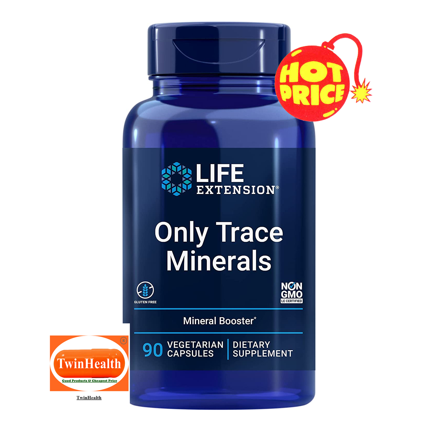 Life Extension Only Trace Minerals / 90 Vegetarian Capsules | Lazada.co.th