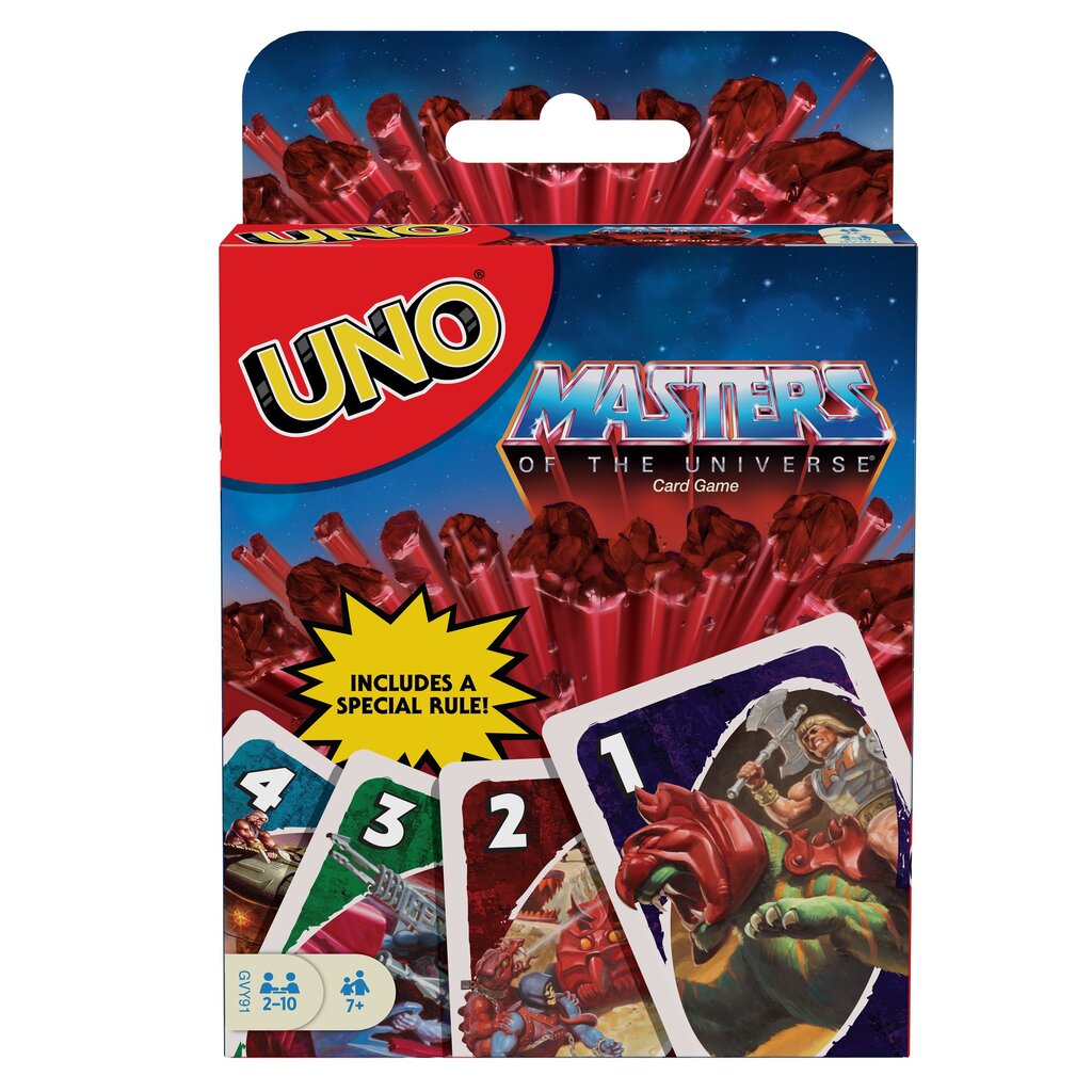ของเล่น เกม บอร์ดเกม อูโน่ แมทเทล ของแท้ Mattel UNO Masters of the Universe Card Game