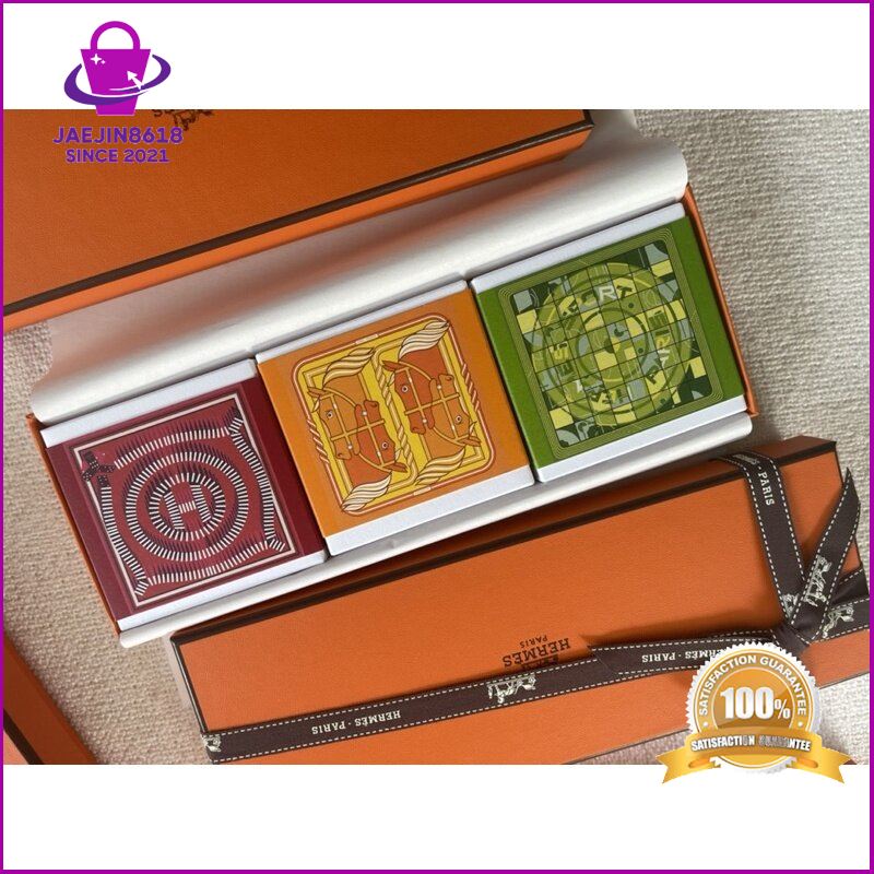 ของกำลังฮิต Hermes 3 soaps gift set แท้ล้าน โปรโมชั่นสุดคุ้ม โค้ง