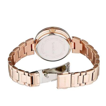 Casio Sheen นาฬิกาผู้หญิง สายสแตนเลส รุ่น  SHE-3043PG-9AUDR  (Pink Gold)