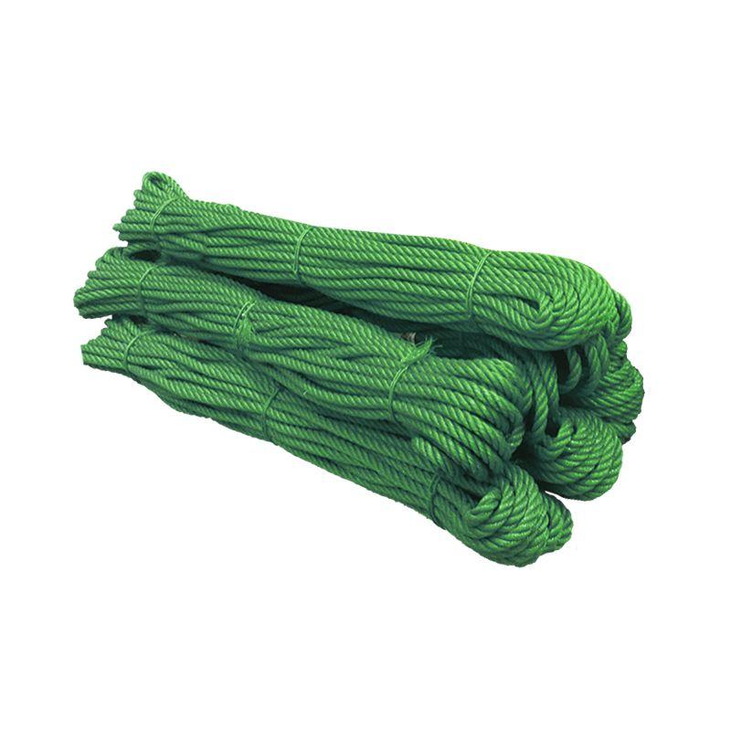 ล้านเชือก เชือกไนล่อน ขนาด 6 มม. x 20 ม. สีเขียว