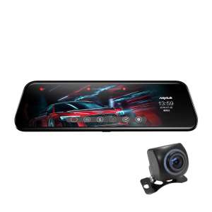 Anytek T12 + 9.66 นิ้วหน้าจอสัมผัส หน้า1080 p หลัง 720 p Dual เลนส์กล้อง DVR กระจกมองหลัง Night vision Dash Cam Video Recorder G - sensor มีภาษาไทย รุ่นใหม่ล่าสุด ราคาถูกที่สุดในประเทศไทย