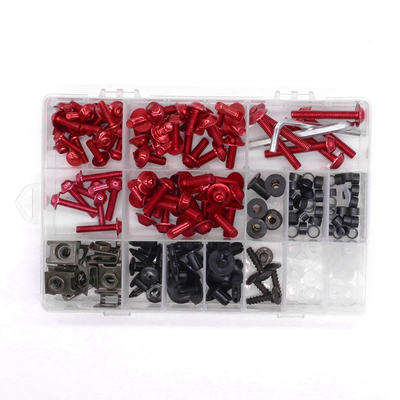 195PCS Motorcycle Fairing Bolts Screw Kit for Ducati 1199 1098 899 848 EVO Panigale Corse Supersport 1000