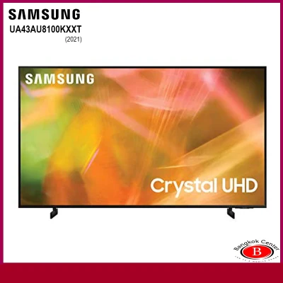 SAMSUNG Smart 4K Crystal UHD TV AU8100 43 นิ้ว รุ่น 43AU8100 (ปี2021)