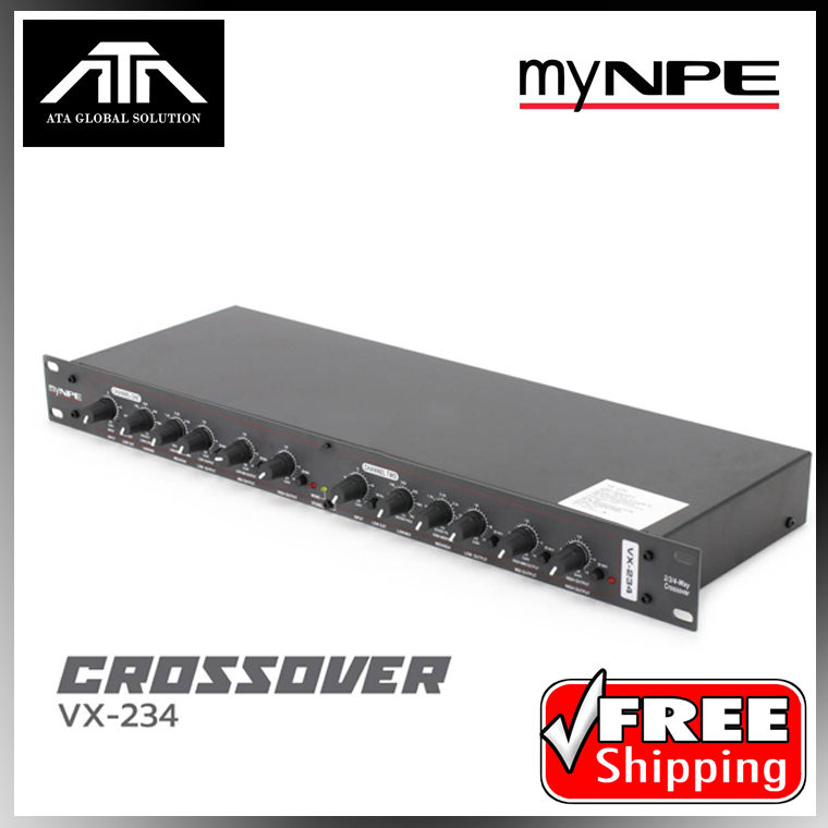ส่งฟรี MY NPE VX 234 Crossover 3 Way StereoVX-234 ครอส myNPE ครอสโอเวอร์ ขนาด 1 U