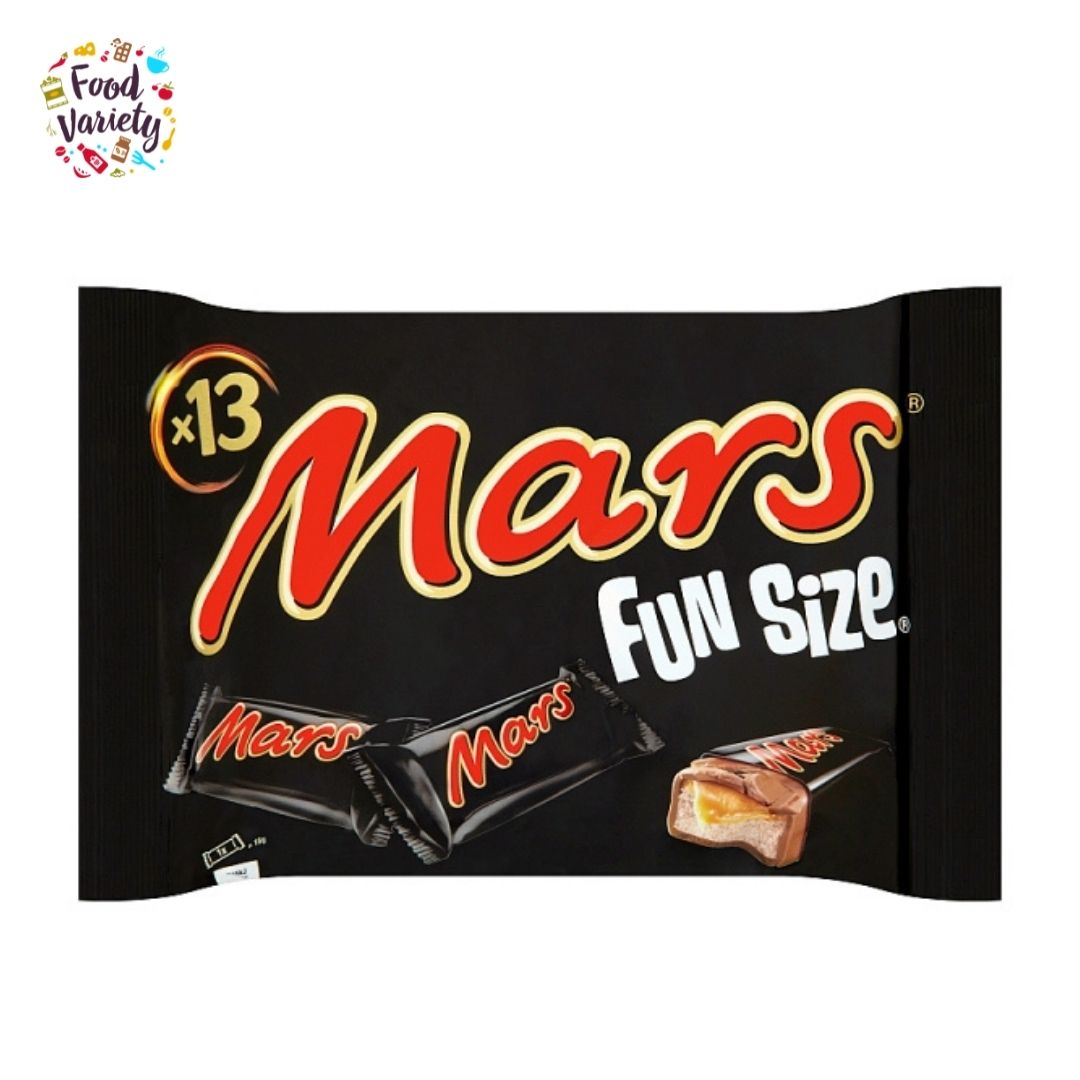 Mars Bar Fun Size Bag 13 pack 250g มาร์ส ช็อกโกแลต ฟัน ไซส์ 250กรัม