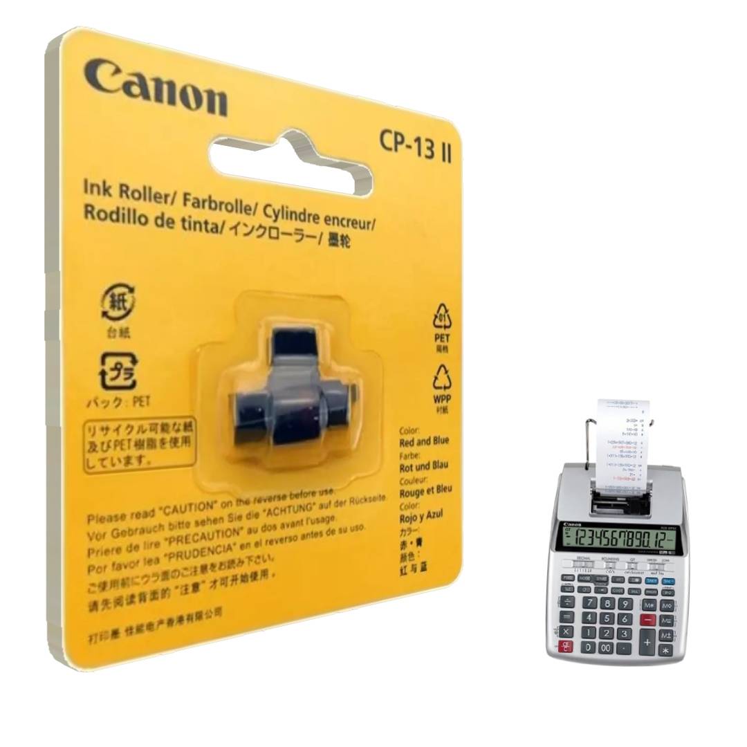 หมึกพิมพ์ 2 สี Ink Roller สำหรับเครื่องคิดเลข Canon CP13 II ของใหม่