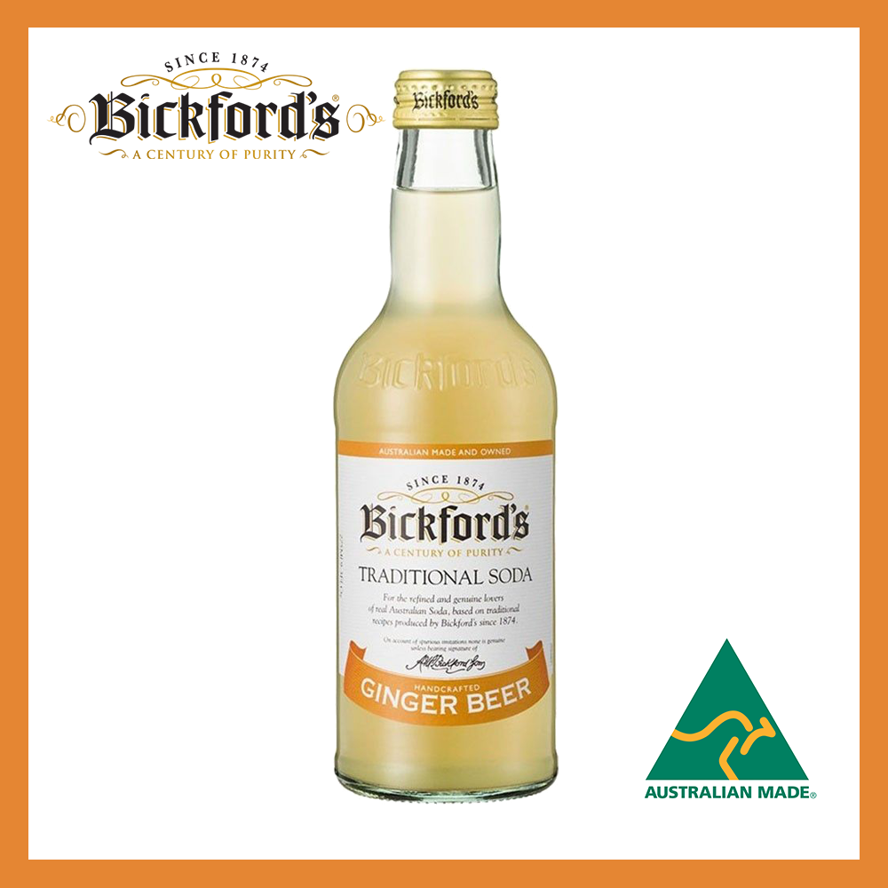 ฺฺBickfords Traditional Soda GINGER BEER บิกฟอร์ด เทรดดิชั่นนัล โซดา รส ขิง 275มล.