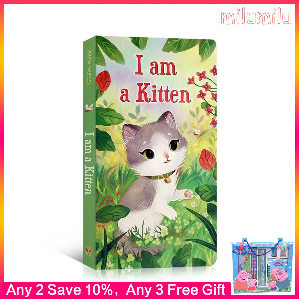 Original หนังสือภาษาอังกฤษ I Am A Kitten I AM กระต่ายหนังสือนิทาน 0-6 ปีเด็กของเล่นเพื่อการศึกษา