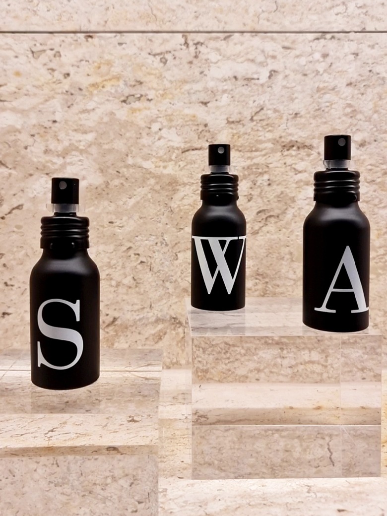 P.MITH - Aluminum Portable Spray Bottle with Customize Initial