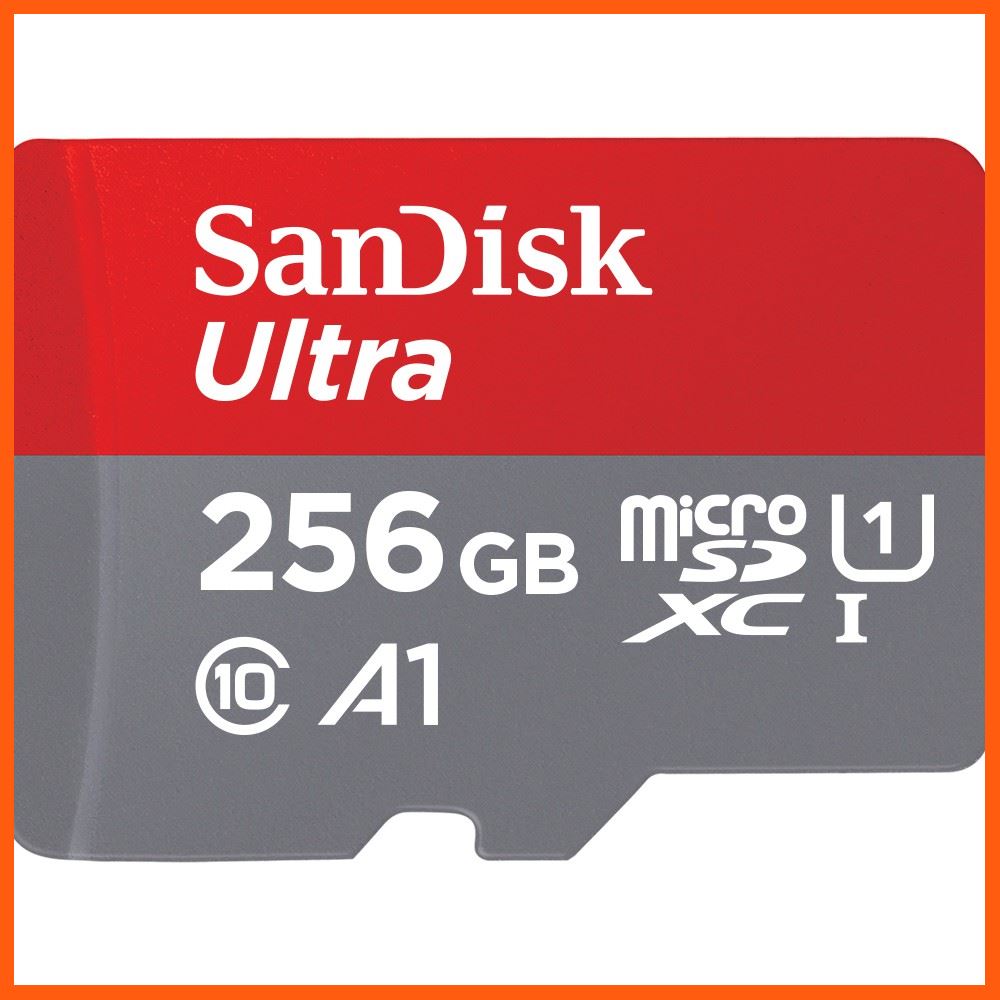 ✨✨#BEST SELLER🎉🎉 SanDisk Ultra MicroSDXC UHS-I 256GB (SDSQUA4-256G-GN6MN) ความเร็วสูงสุด 120 MB/s U1 A1 อุปกรณ์จัดเก็บข้อมูล (STORAGE & MEMORY CARD ) STORAGE MEMORY CARD อุปกรณ์จัดเก็บข้อมูล Memory Card เม็มโมรี่การ์ด Compact Flash