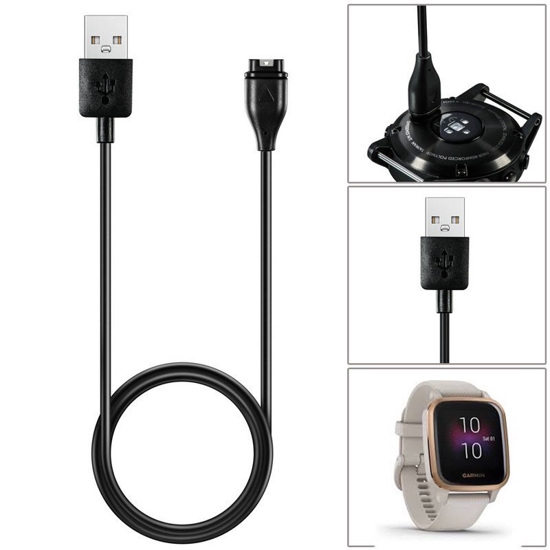 Cavo di Ricarica 1.2M Compatibile con Orologio Garmin,Caricabatterie per Garmin Fenix 7 7S 7X 6 6S 6X Pro,Fenix 5 5S 5X Plus,Forerunner 935 945 745 45 45S 245,Approach S10 S40 S60,Quatix 5