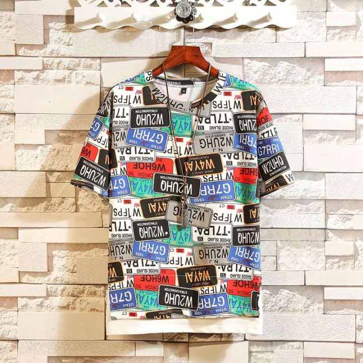 H W shop เสื้อยืดแฟชั่นผู้หญิงลายทางแขนสั้นคอกลม เนื้อผ้าดีใส่สบาย! New Fashion women’s #HAN SY SOCIETY – No Brand >>> top1shop >>> lazada.co.th