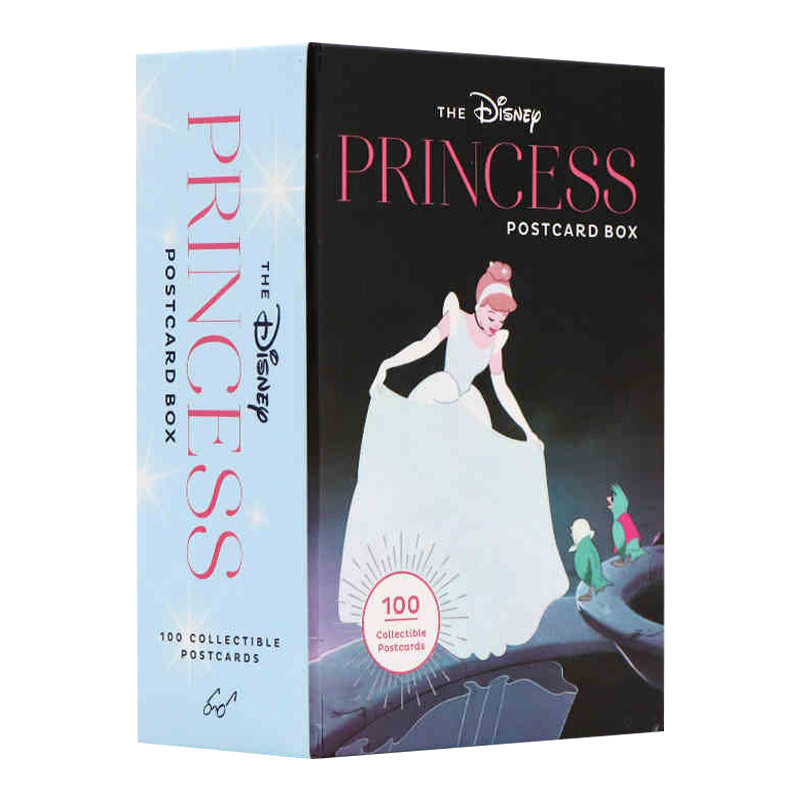 Princess Disney Postcard box: 100 collection postcards, the original ...