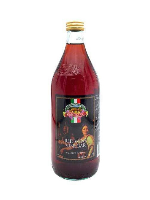 น้ำส้มสายชูหมักไวน์แดง 1ลิตร  (สินราคาพิเศษ) Exp. 17/12/2021