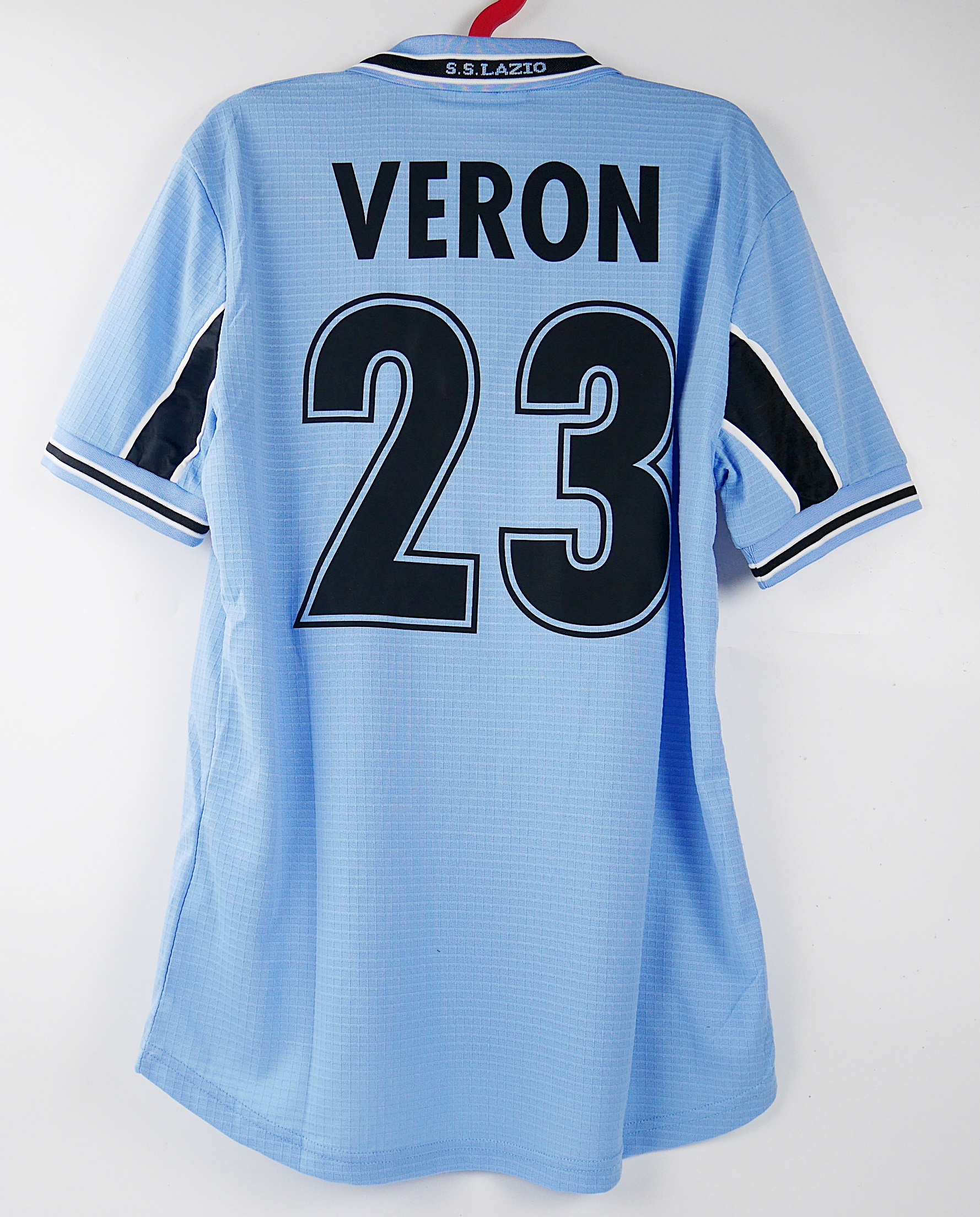 23 VERON LAZIO HOME 1998 RETRO SIZE L FOOTBALL SHIRT SOCCER JERSEY ...